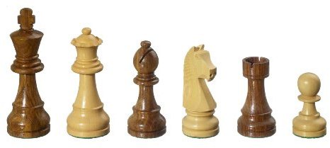 Philos 2007 - Schachfiguren Arcadius, Königshöhe 95 mm, gewichtet 900 gr.