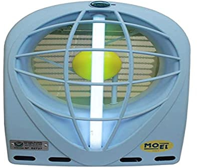 Moel 396A Elettroinsetticida Ecologico Ad Aspirazione Insektenfalle, 1 x 15 W, silber, 66 x 40 x 35 cm