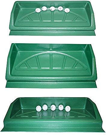 koenig-tom Golfball Tray Plastik Golf Ball Schale Auffang Golfschale Driving Range Abschlag
