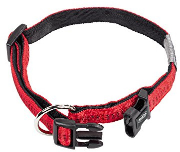 Nobby Halsband Soft Grip, rot L: 50/65 cm, B: 25 mm, 1 Stück