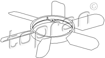 Topran 400 996 Engine Cooling Fan