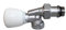 robinet thermostatisable - equerre inversé - r435 - a visser - femelle - diamètre 15 x 21 mm - giacomini r435x053
