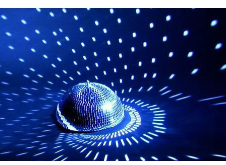 Showtec Half Mirrorball 30 Centimeter Mirror Ball Revolving DJ Disco Decor