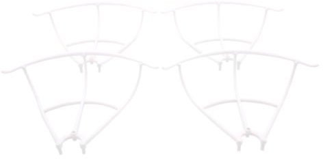 4 x Ersatz Propellerschutz Rotor Schutz Weiß für SK 90 Drohne Quadrocopter