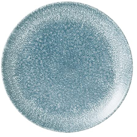 Churchill Studio Prints Raku Round Plate Topaz Blue 165mm