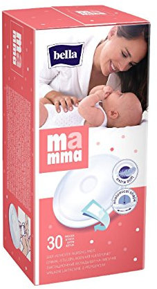 Bella Mamma Stilleinlagen mit Klebepunkt 30 Stück