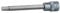 KS Tools Long Screwdriver Socket Set, 10 mm, sur support