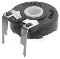 Trimmer, Trimmpotentiometer 47K (50K) Ohm, Piher PT15 für Steckachse