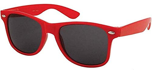 Boolavard Polarisierte Sonnenbrille für Herren und Damen, Retro-Sonnenbrille für Herren, UV400-Schutz (Tönung Rot)