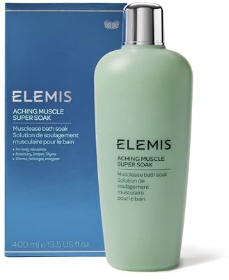 ELEMIS Aching Muscle Super Soak, Natural Bath Milk Soak for Aches, 400ml