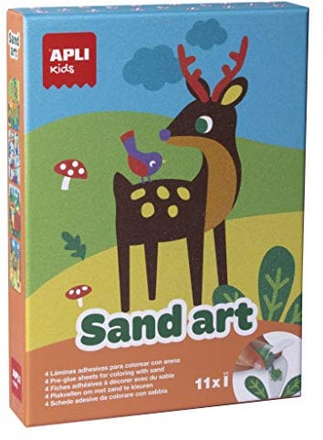 APLI Kids 13749 - Sand Art, Juego para Decorar y Colorear con Arena