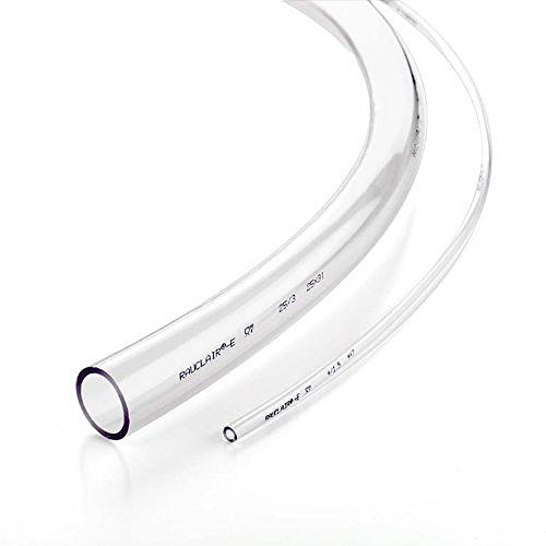 REHAU RAUCLAIR-E lebensmittelechter PVC-Schlauch, Wasserschlauch, Luftschlauch| METERWARE (99. Innen-Außen: 8mm - 11mm)