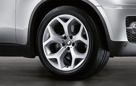 Original BMW Alufelge X6 E71 Y-Speiche 214 in 20 Zoll für hinten
