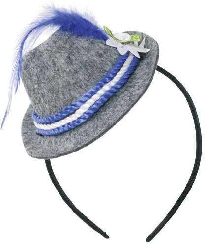 FASCHING 57005 Haarreif Bavaria Mini-Hut Trachten-Hut NEU/OVP