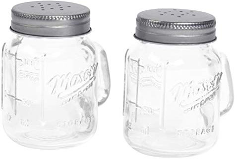 Mason Craft & More Salz- und Pfefferstreuer, transparent