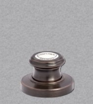 Waterstone 4010 Traditional Push Button Air Switch Finish: White Powder Coat