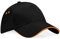 Beechfield Unisex Baseball Cap 100% Cotton - Black - One Size