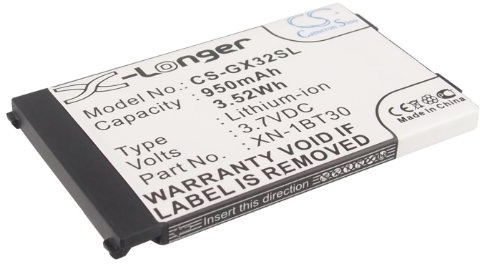 Batterie Kompatibel mit fit to Sharp GX17, TM-150, GX25, GX40, GZ100, GZ200, GX15, GX293, 550SH, XERA GZ200