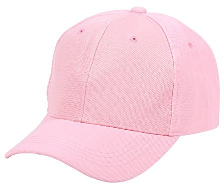 Alsino Baseball Cap Käppi Snapback Caps Blank Uni Basecap Hip Hop Mütze Cappy, wählen:Cap-61 rosa