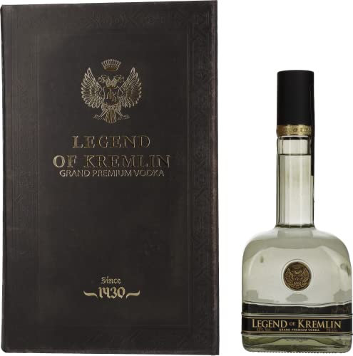 Legend of Kremlin Premium Russian Vodka BLACK BOOK 40% Vol. 0,7l in Giftbox