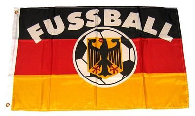 Flagge Fahne Deutschland Fußball 60 x 90 cm FLAGGENMAE®