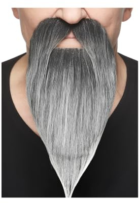 Mustaches Selbstklebender On Bail Falscher Bart, Neuheit, Falsche Gesichtsbehaarung, Kostümzubehör für Erwachsene