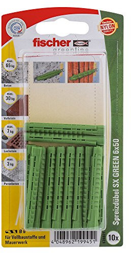 Fischer Spreizdübel SX Green 6x50 K, 524821