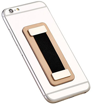Cerbery® | Smartphone finger holder made of leather | Car Finger Finger Mount Holder Bracket Hand Cell Phone Case Headphone Sport | Apple iPhone 7 8x iPad Samsung Galaxy S8 e-Reader Tablet (Beige)