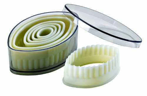 Boite De 7 Emporte Pièces Découpoirs Ovales pointus canneles polyglass