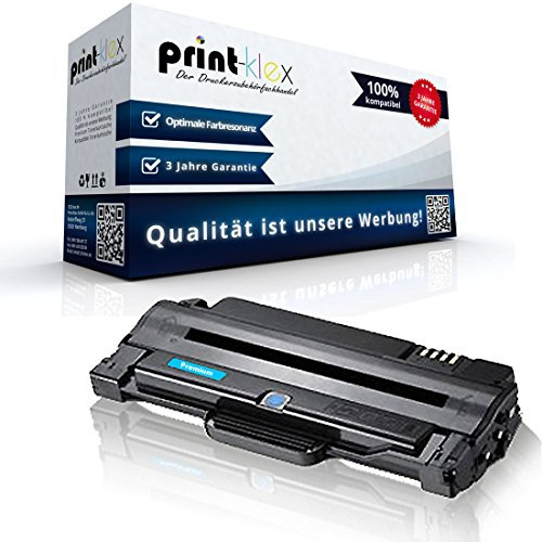 Print-Klex Tonerkartusche kompatibel für Samsung ML 1900 Series ML 1910 ML 1911 ML 1915 ML 1915 DSP ML 1915 Series ML 2525 ML 2525 Series MLTD1052L MLT-D1052L MLT1052L Black Schwarz - Color Line Serie