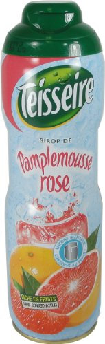 Teisseire PINK Grapefruit Syrup Pamplemousse 600 ml 20.3 fl oz, One by Teisseire