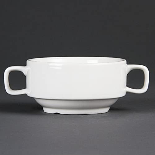 Olympia C239 sopa bol con asas de (Pack de 6)