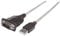 Manhattan USB auf Seriell Konverter (Zum Anschluss eines seriellen Geräts an einen USB-Port, Prolific PL-2303RA-Chipsatz, 1,8 m) DB9-Port 151849