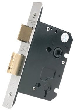 Zoo Hardware 3 Lever Mortice Sash Lock 64mm PVD Brass Forend and Strike From The Door Handle Store