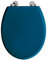 ALLIBERT 814365 Boliva Abattant WC, Bleu Canard Brillant, 36,2 cm x 5,2 cm x 45 cm