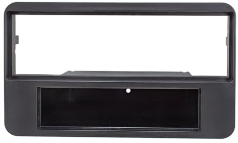 tomzz Audio 2402-012 Radioblende kompatibel mit Alfa Romeo 159 Brera Spider schwarz (Fahrzeuge ohne OEM-Navi)