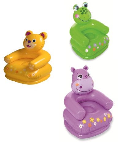Intex- Intoyz Poltrona Animali Felici Cm65X64X74 I.12, Colori Assortiti, 68556