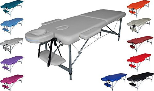 Polironeshop Titano – Ultraleichte Massageliege aus Aluminium, 13 kg, Klappbar ohne Rückenlehne, Ideal für Mobile Anwendungen und professionelle Nutzung