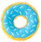 Zippy Paws ZP257 Donutz Blueberry Dog Toy