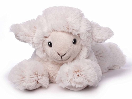 Inware 5922 - Kuscheltier Schaf Beo, creme, liegend, 28 cm, Schmusetier