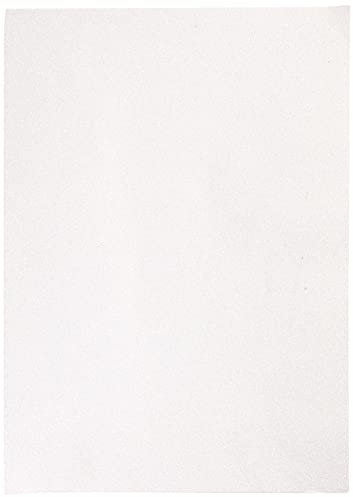 Dovecraft A4 Stardust Glitter Card, White