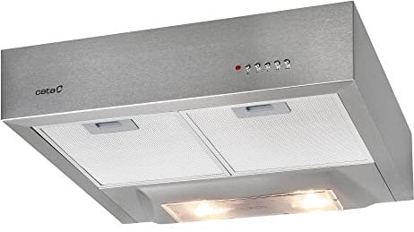 Cata Extractor de Cocina Convencional, Modelo S BOX, 3 Niveles de Extracción, Acabado en Acero Inoxidable, Clase de Eficiencia Energética C