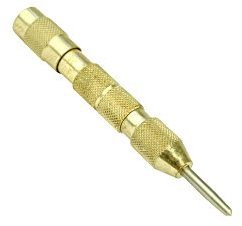 Proops Brass Plated Spring Loaded Automatic Centre Punch, Marking, Engineering (M9124) Free UK Postage