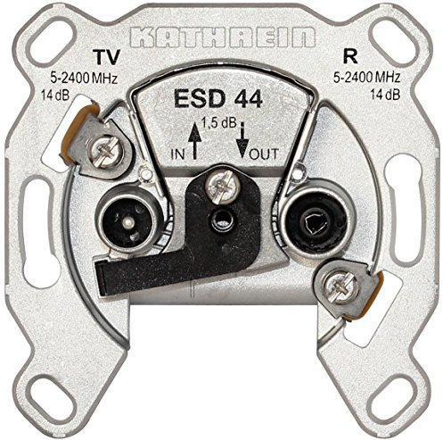 Kathrein ESD 44 Antennen-Steckdose, Durchgangstyp für BK und SAT