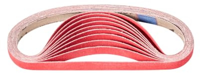 PFERD 799659 Kurzbander BA, Ausführung Keramikkorn Co-Cool, 120 Korngröße, 457mm x 13mm, 100 Stück