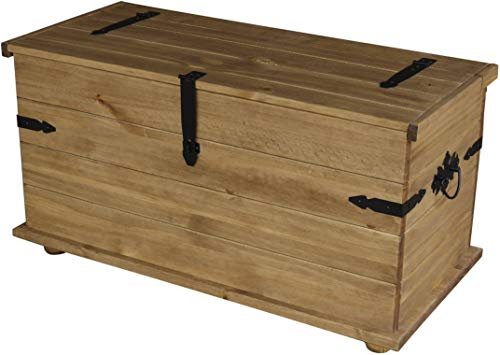 Truhe Corona Brasil Rio Classico Aufbewahrung Holz Pinie Massivholz Echtholz Farbe wählbar Brasilmöbel