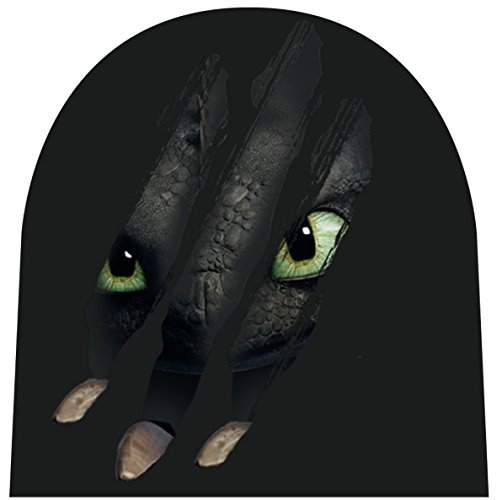 Dreamworks Dragons Kinder Mütze Ohnezahn Krallen, schwarz