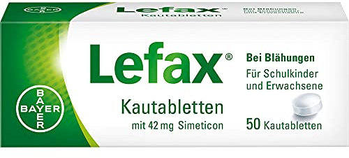 Lefax Kautabletten bei Blähungen, 50 St. Tabletten