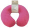 Aidapt Memory Foam Moulded Pressure Relief Neck Cushion. Comfort & Posture, Ideal for Travel. Supports the Head, Neck and Chin When Sleeping. Use for Plane, Train or Car Journeys. Travel Pillow Pink
