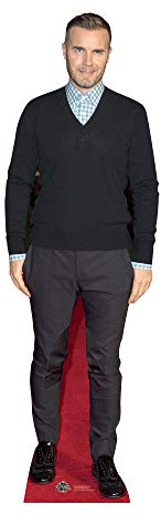 Star Cutouts CS590 Gary Barlow Smart Casual Lifesize Cardboard Cutout 173cm – Take That Music Fan Display, Party Decoration & Collector Gift